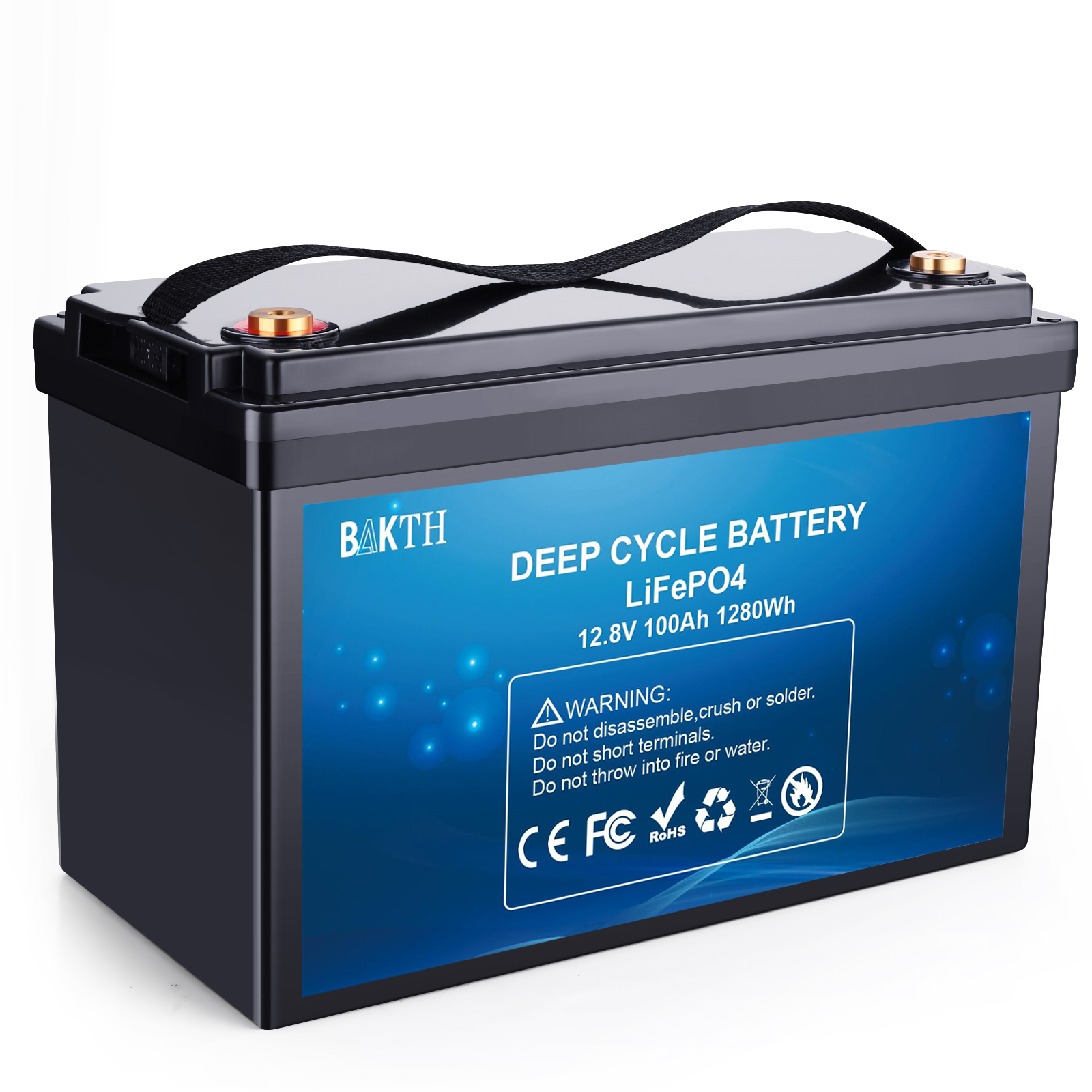 12,8 V 100AH ​​LIFEPO4 Batteriepack für den Heimgebrauch