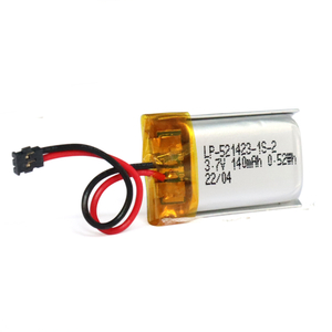 Lithiumpolymerbatterie 3,7 V 140mAh für Bluetooth -Geräte 